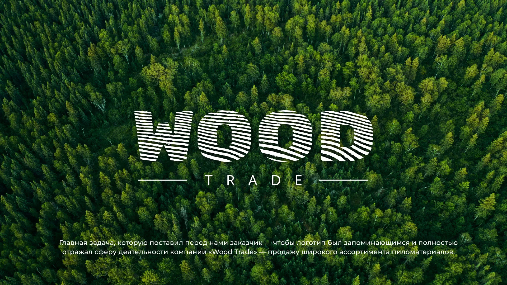 Разработка логотипа для компании «Wood Trade» в Морозовске