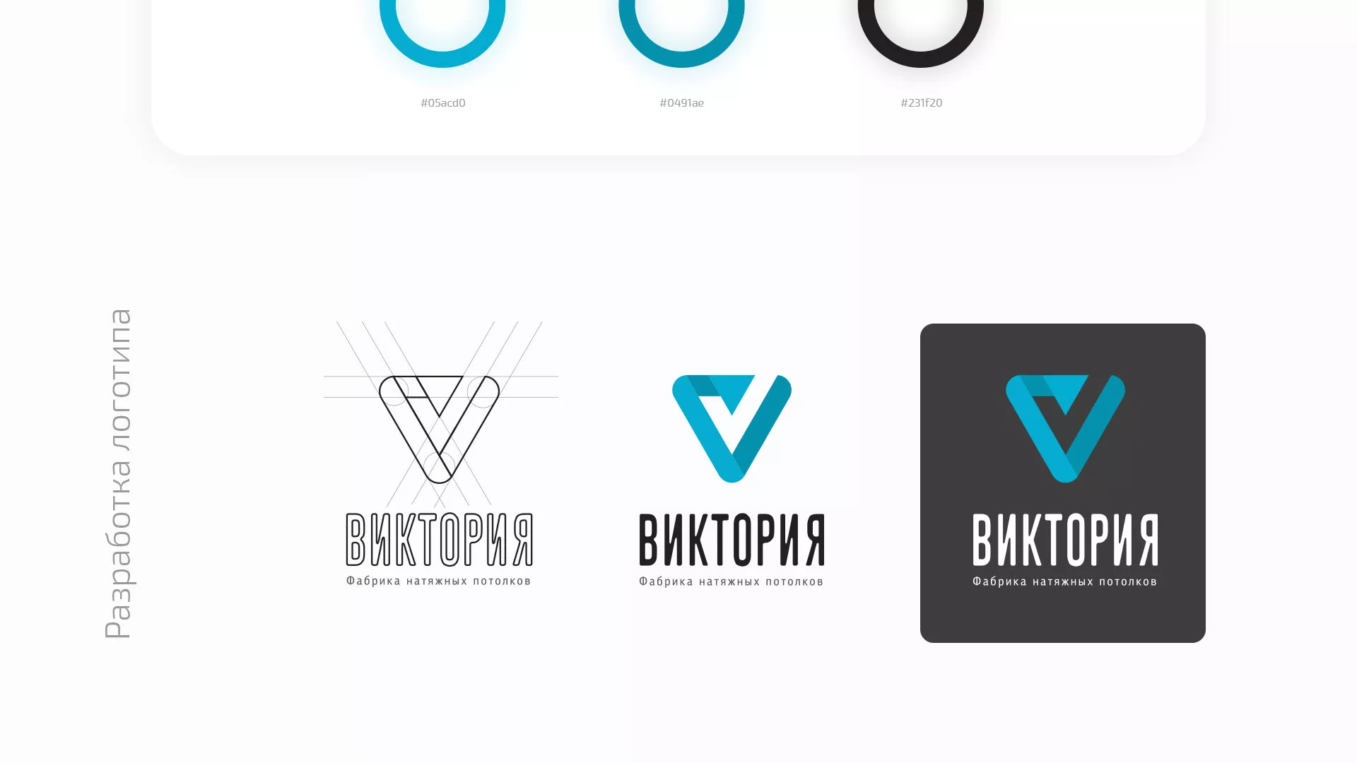 Разработка фирменного стиля компании по продаже и установке натяжных потолков в Морозовске